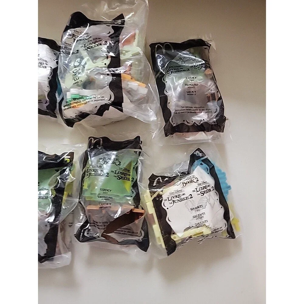 Disney‎ Jungle Book MCDONALD'S Happy Meal toys Mixed years some Vtg sealed